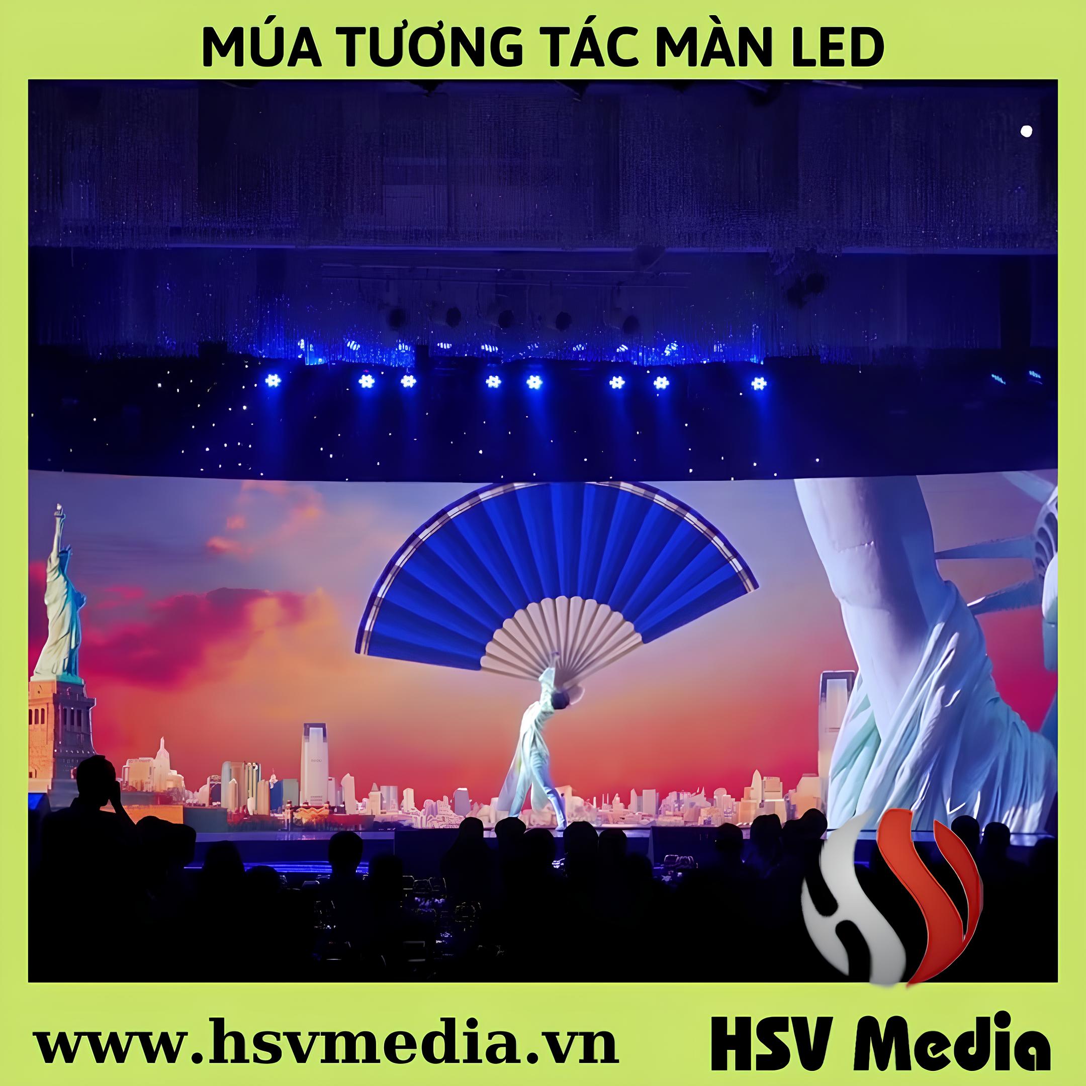 What is LED interactive dance?