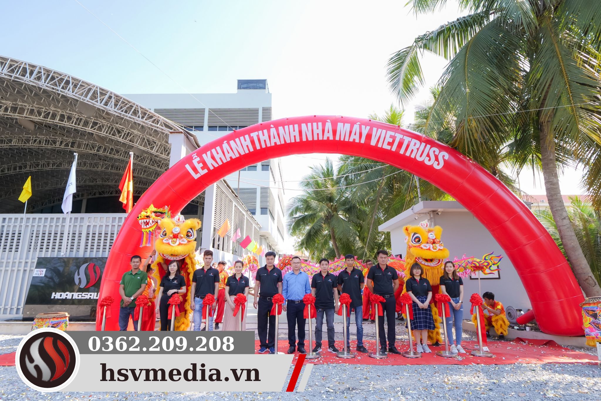 Cho thuê cổng hơi lễ khánh thành