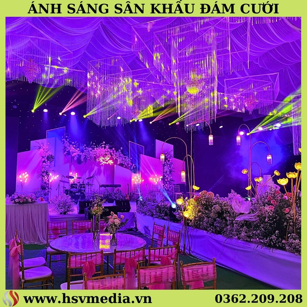 Cho Thuê Ánh Sáng Sân Khấu Đám Cưới Đẹp Cho Thuê Ánh Sáng Sân Khấu Đám Cưới Đẹp