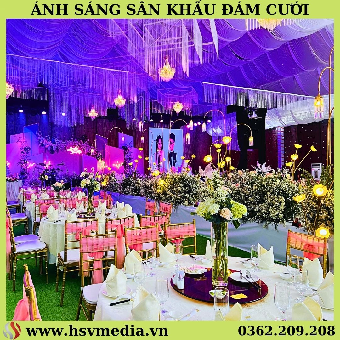 Cho Thuê Ánh Sáng Sân Khấu Đám Cưới Đẹp Cho Thuê Ánh Sáng Sân Khấu Đám Cưới Đẹp