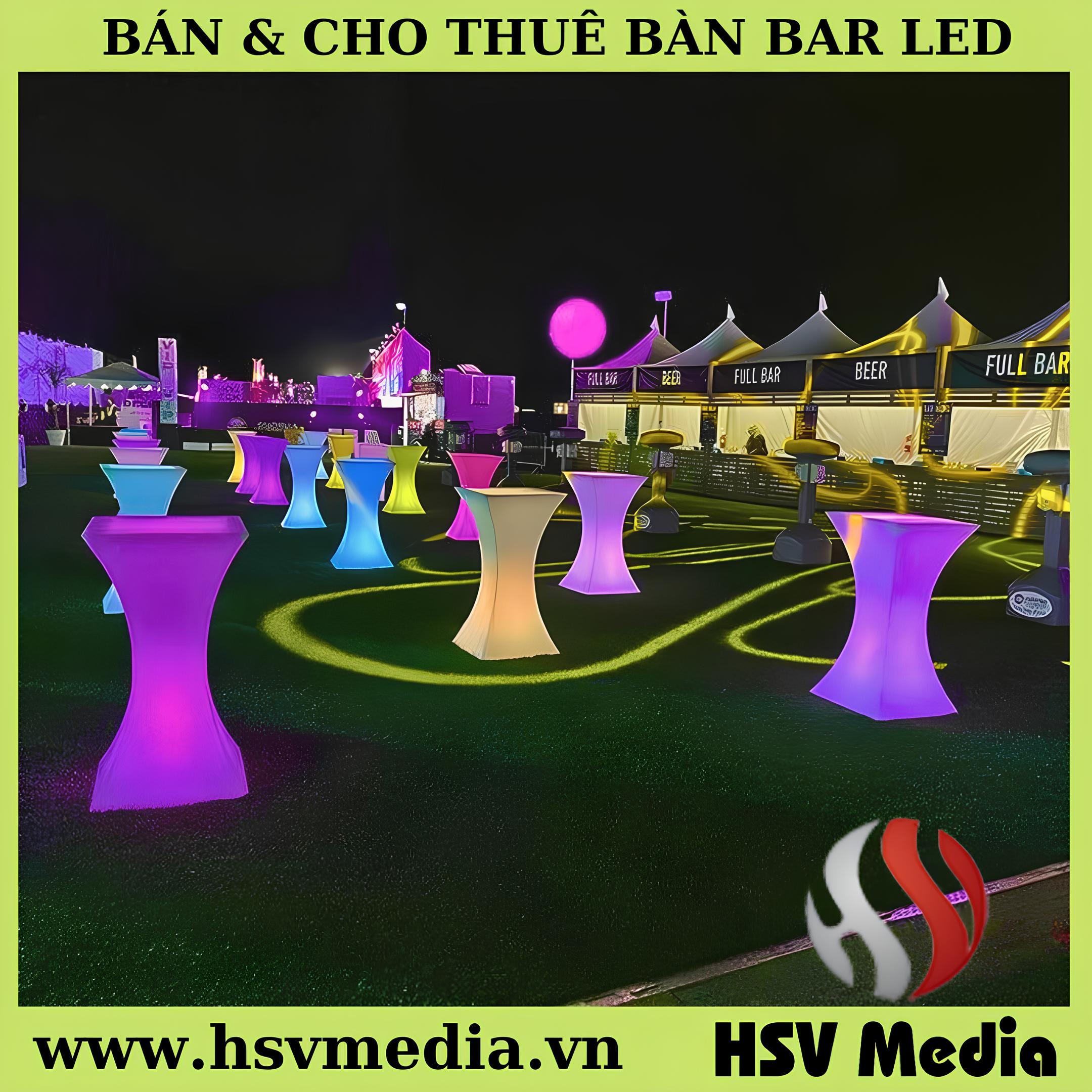 Bán & Cho Thuê Bàn ghế LED Phát Sáng Giá Rẻ Tại HCM