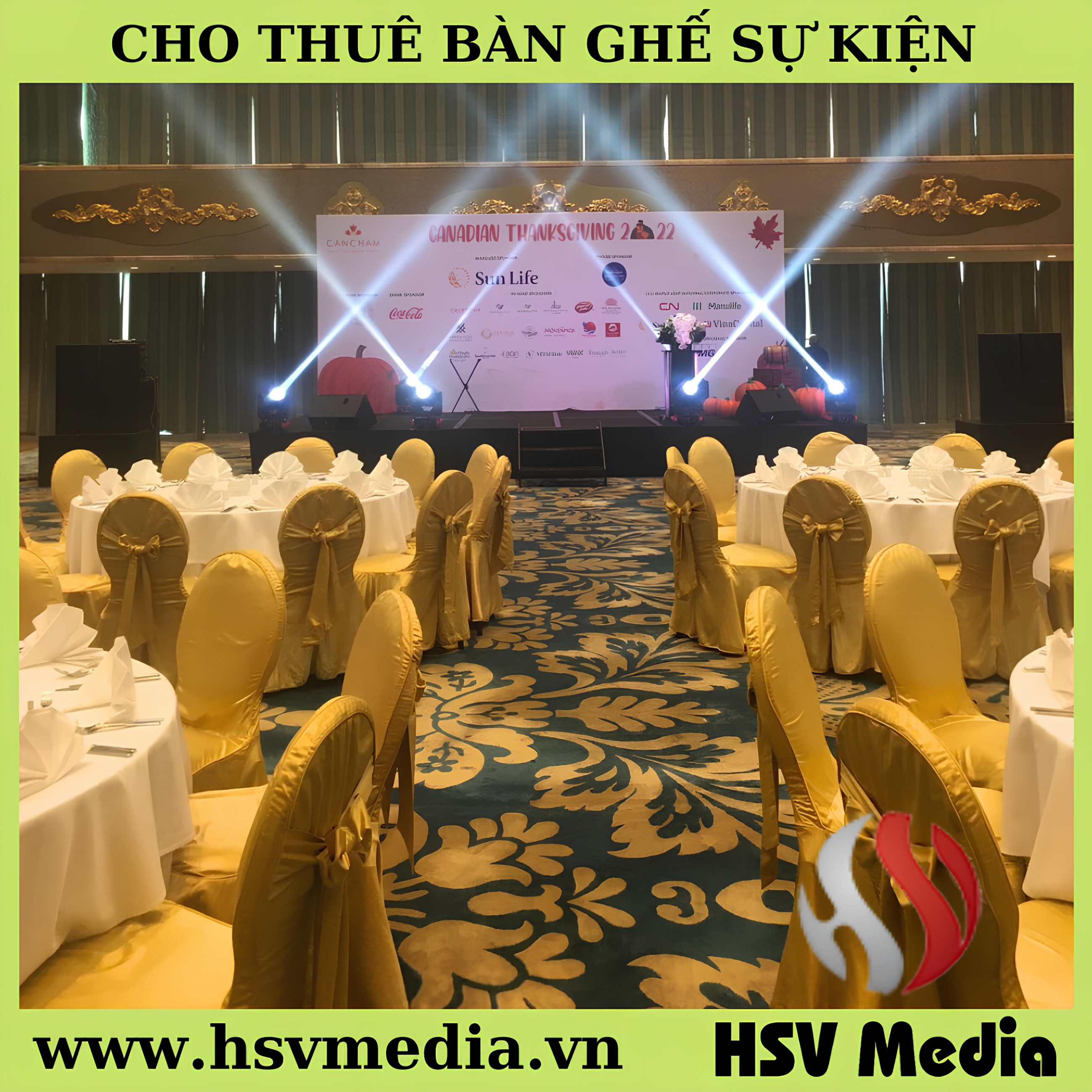 Cho thuê bàn ghế tổ chức sự kiện