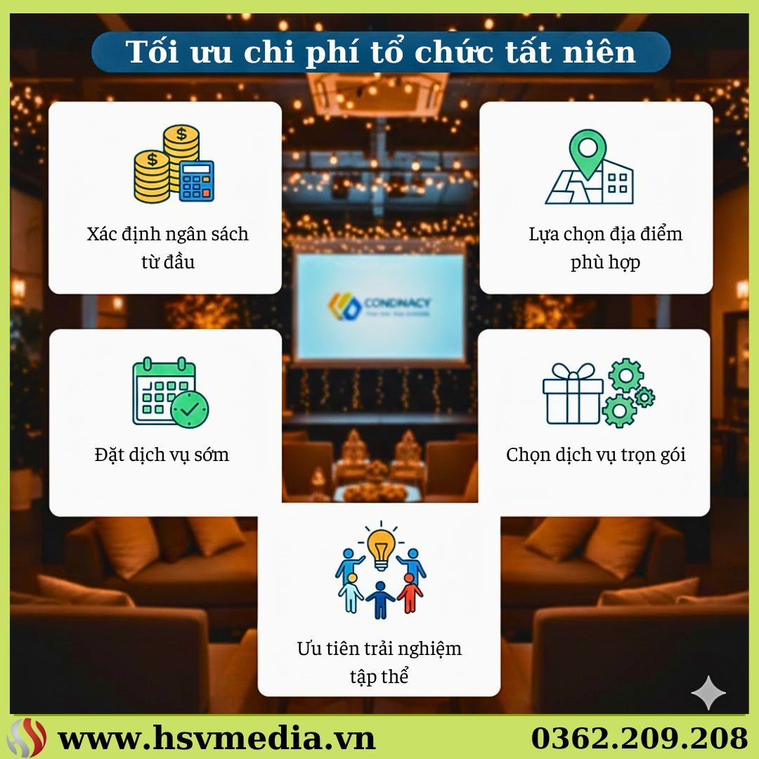 Tối Ưu Chi Phí Tổ Chức Tiệc Tất Niên
