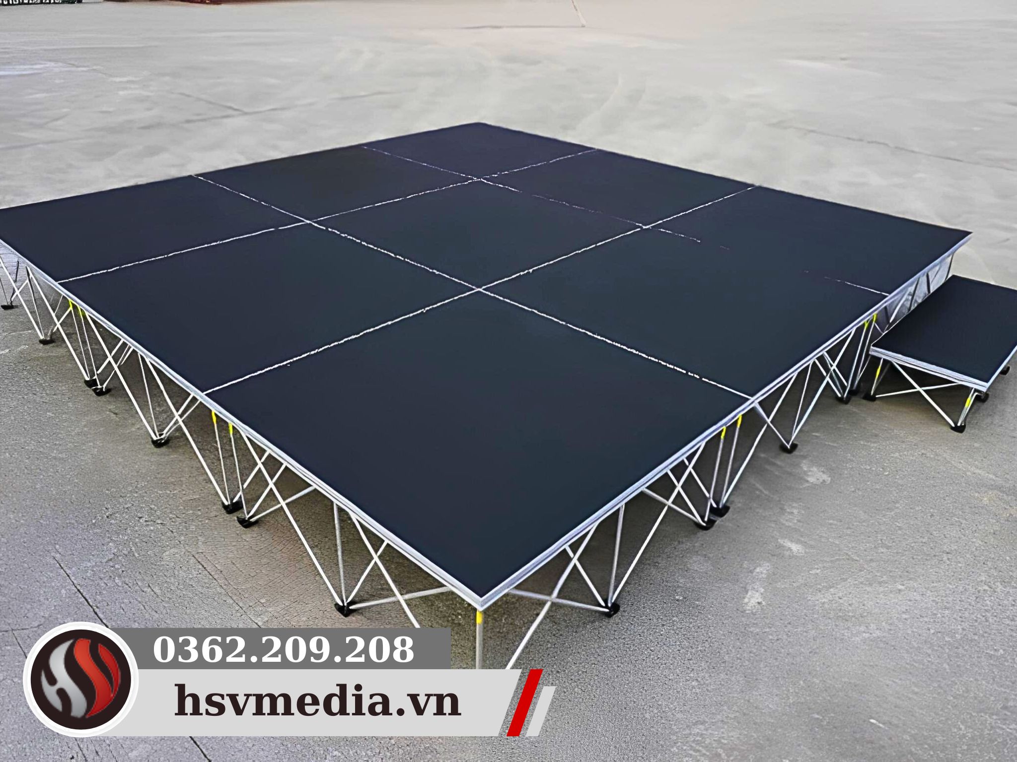 Cho thuê, lắp đặt bục sân khấu di động