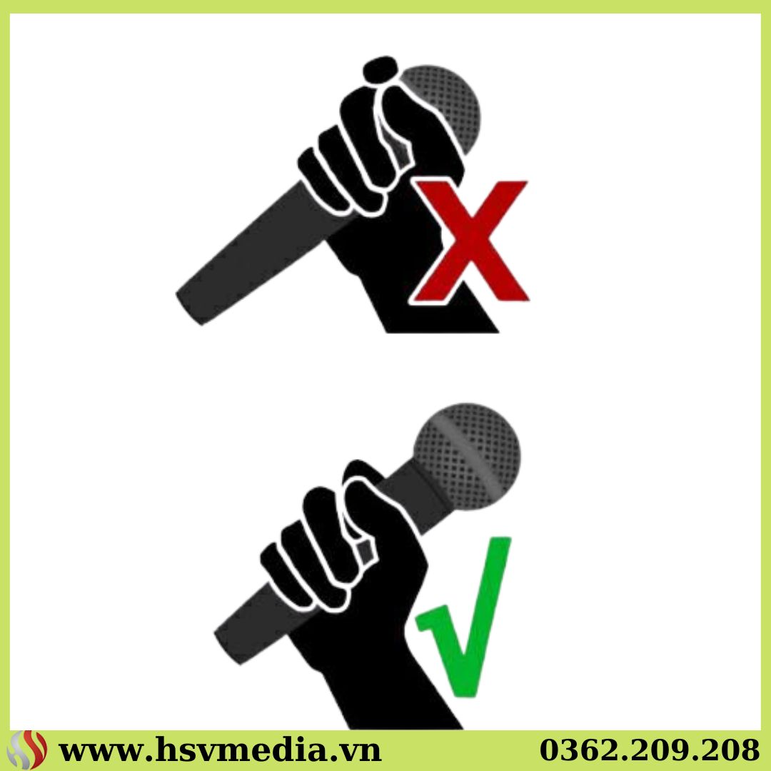 Cách Cầm Microphone Đúng Cách