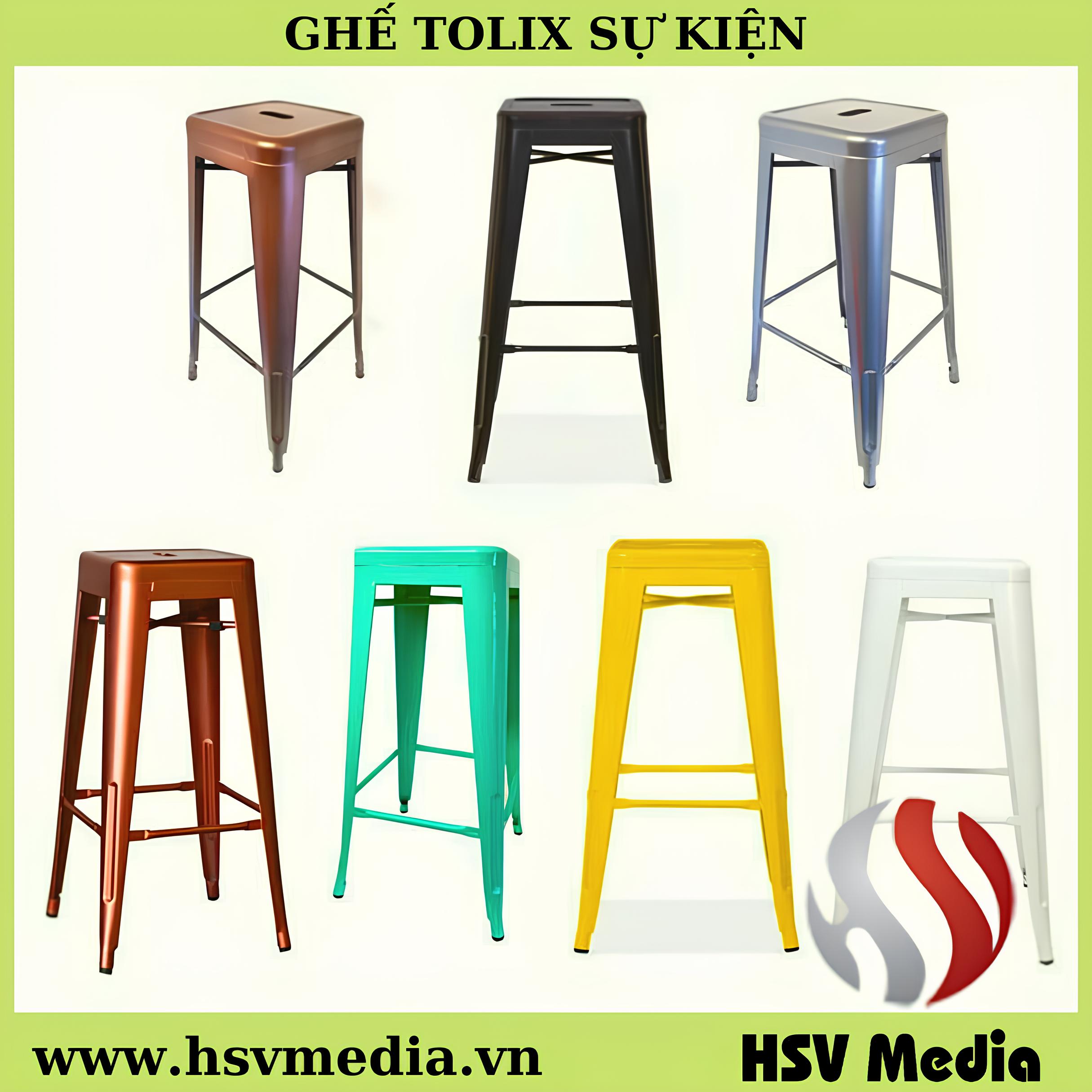 Cho Thuê Ghế Bar Tolix Tổ Chức Sự Kiện