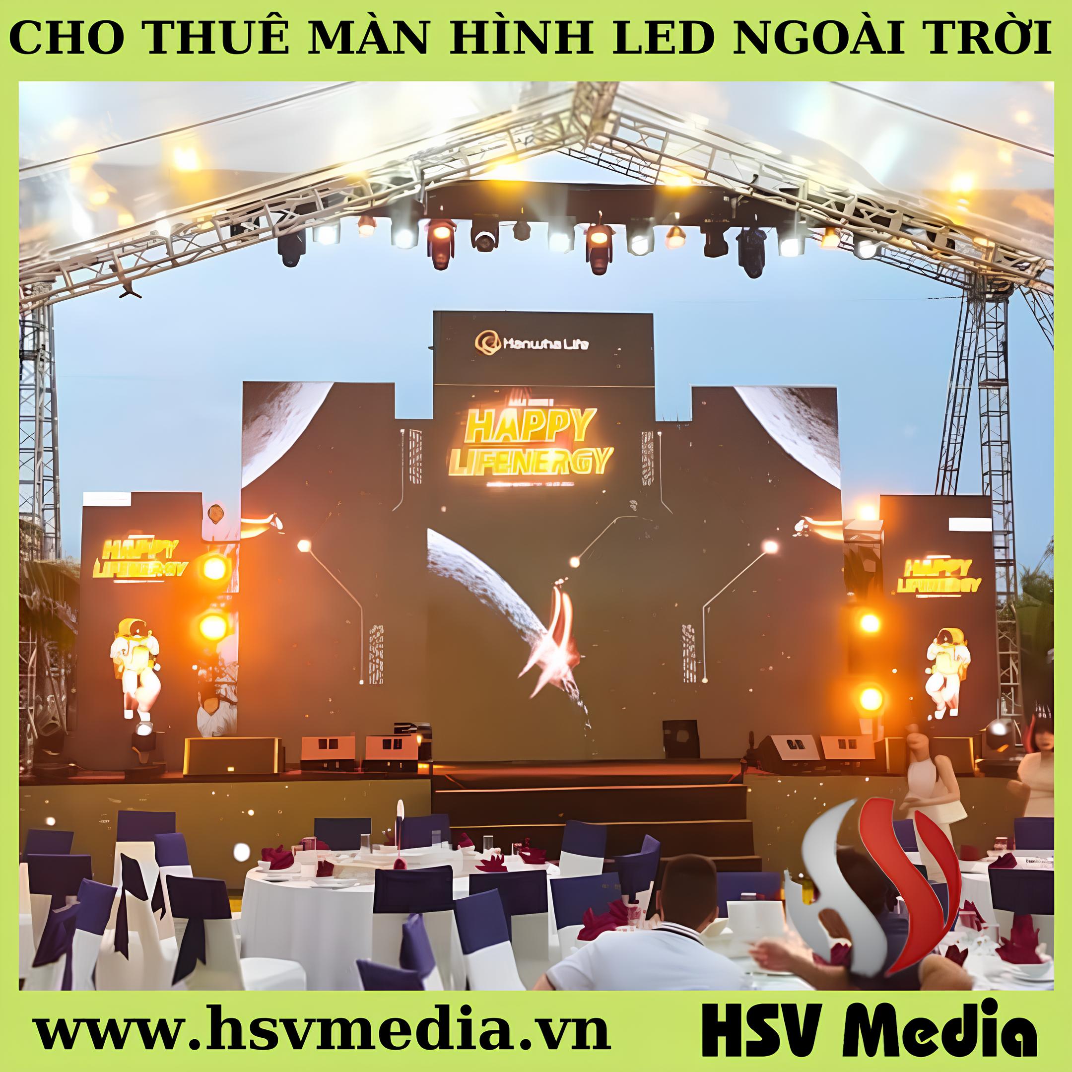 Màn hình led sân khấu ngoài trời 