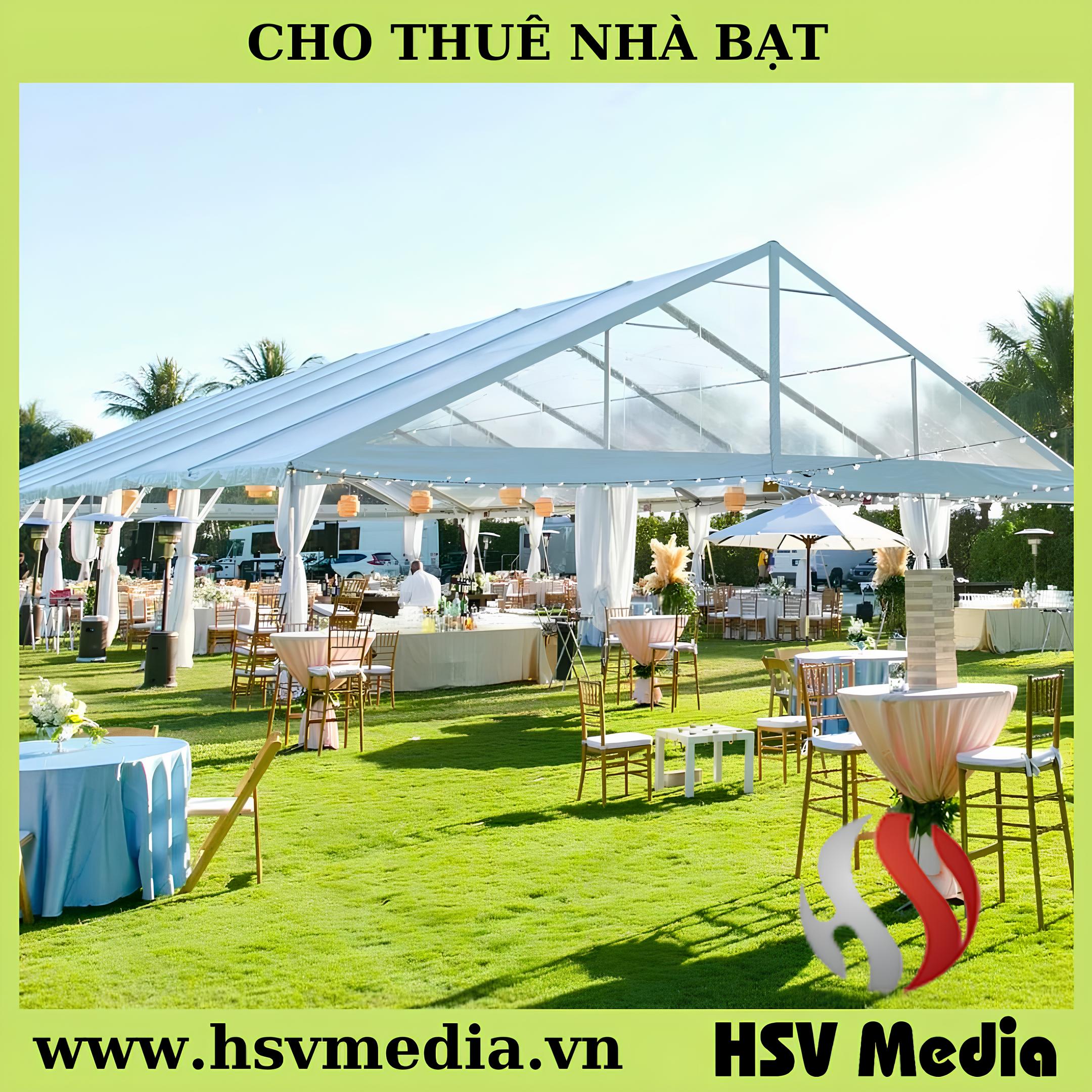 Cho thuê nhà bạt không gian