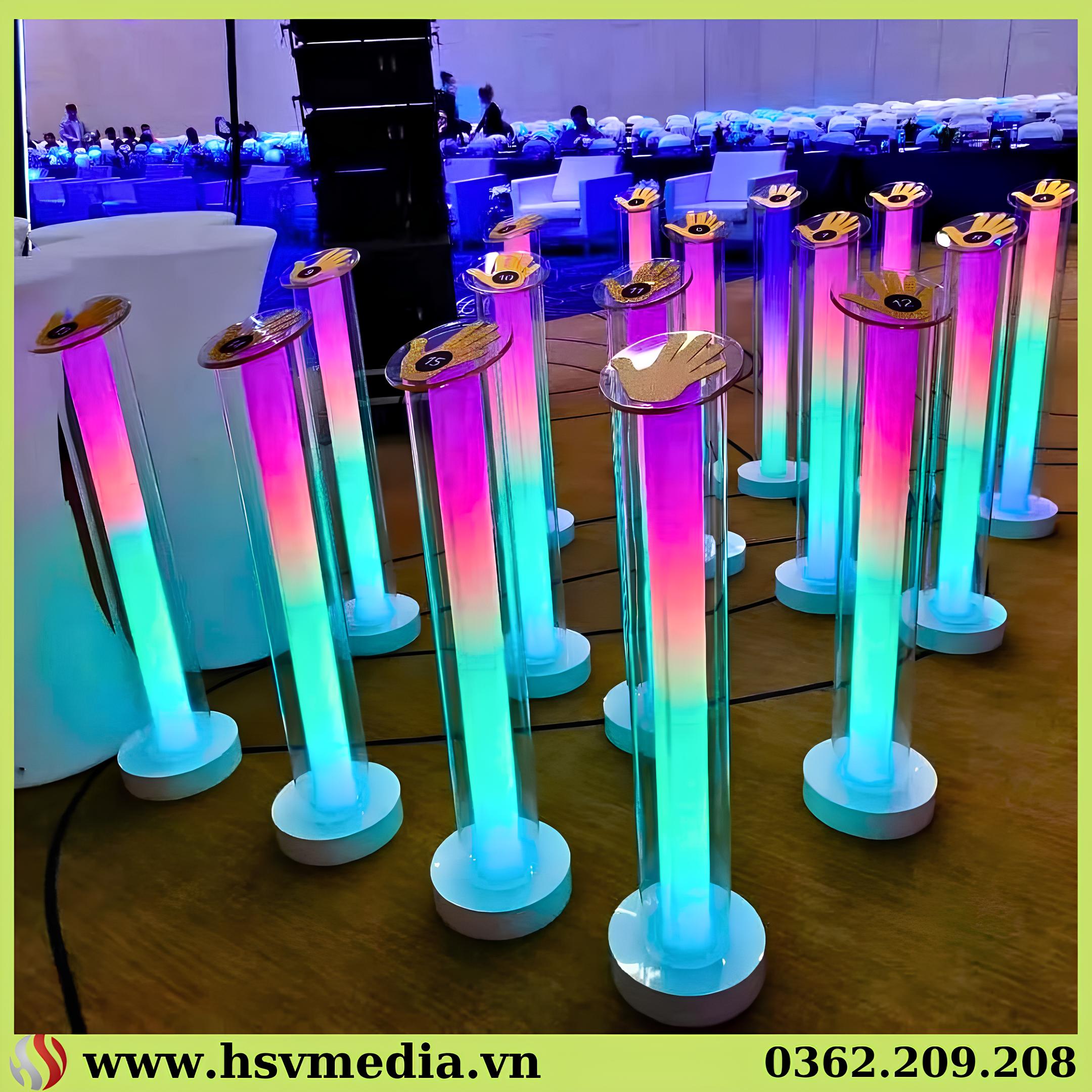 Trụ Tròn Led Kích Hoạt Keymoment