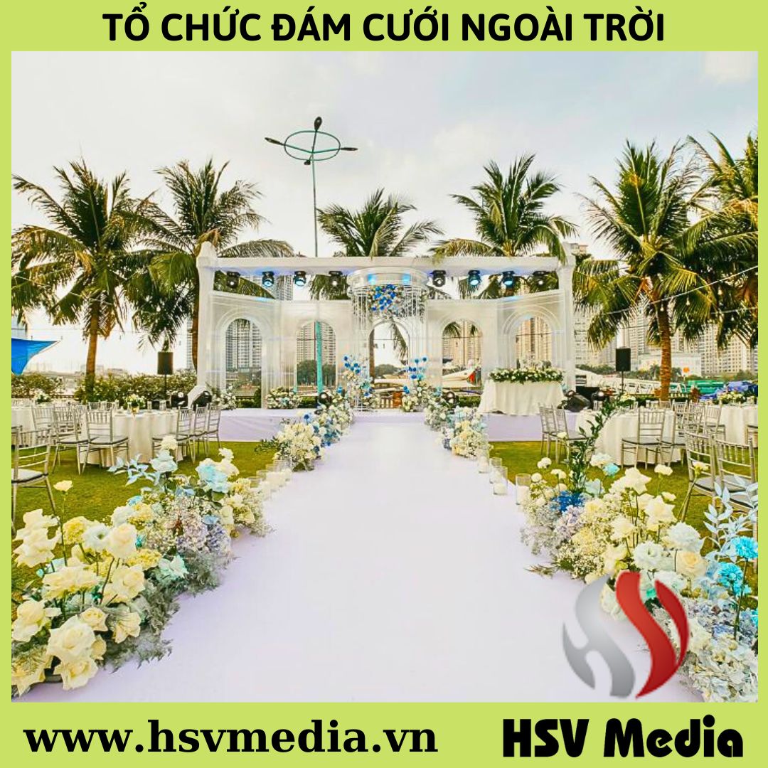 Tổ chức đám cưới ngoài trời 