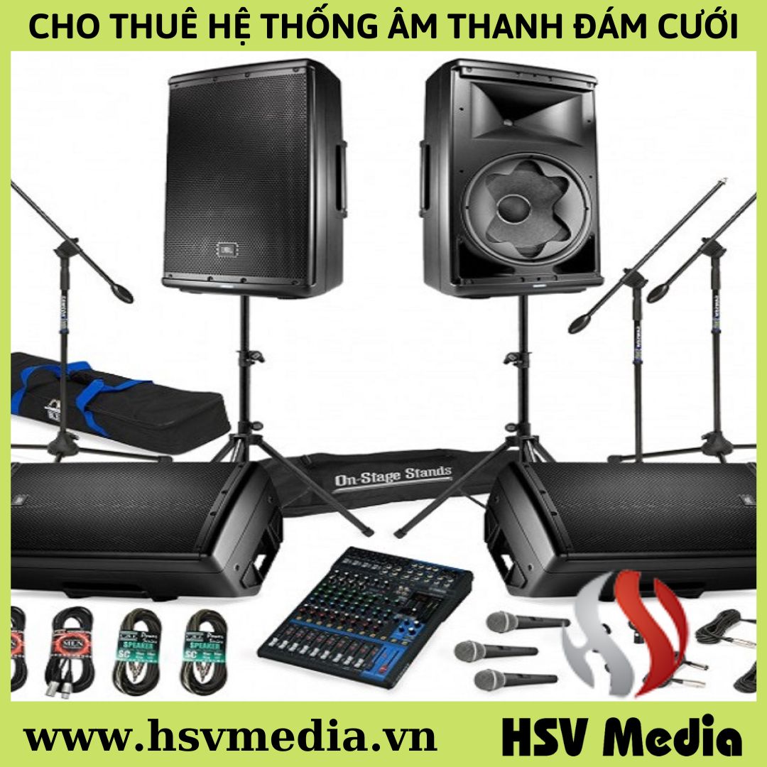 Thuê thiết bị âm thanh tổ chức đám cưới trọn gói