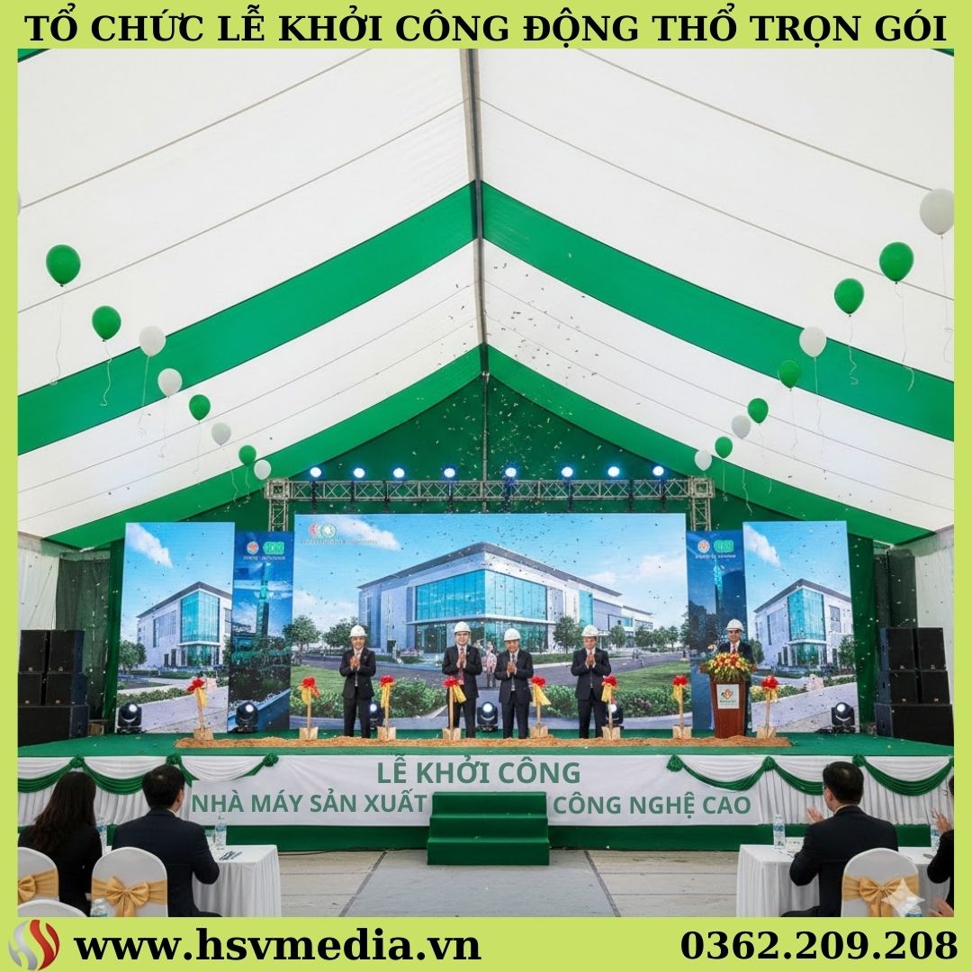 Tổ Chức Lễ Khởi Công Động Thổ Trọn Gói