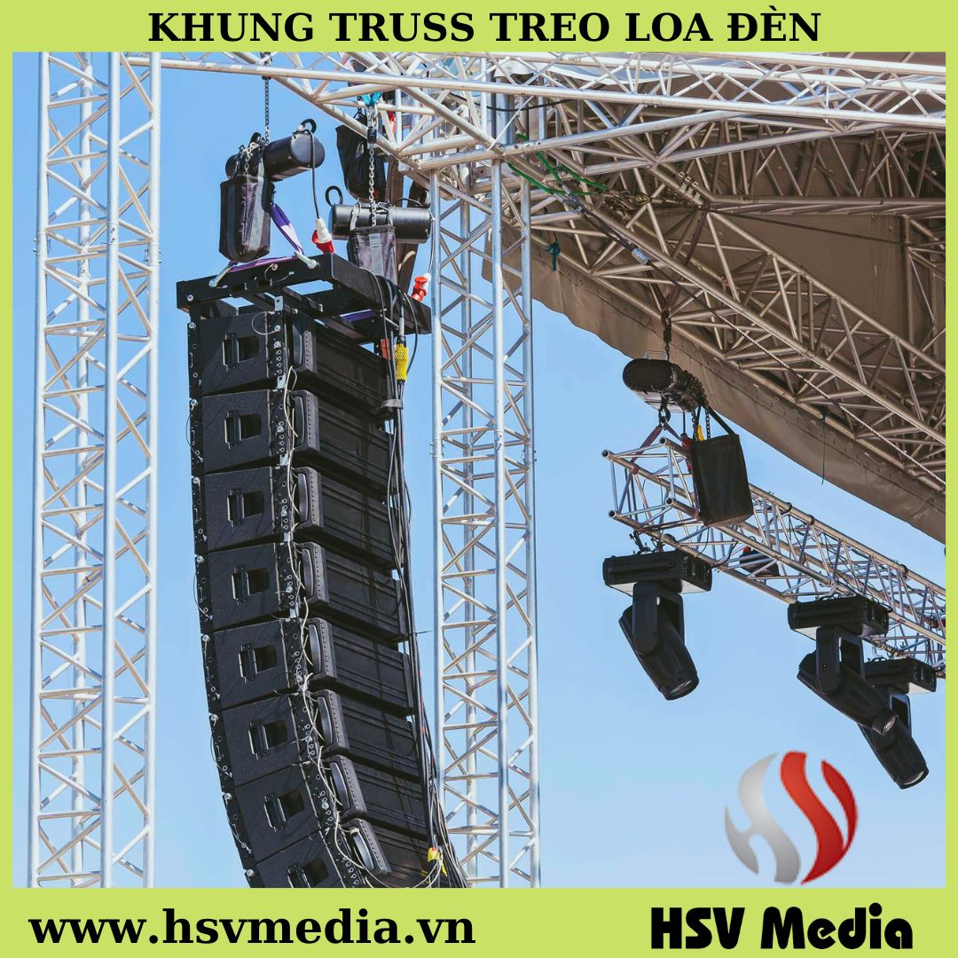 Khung Truss treo loa đèn