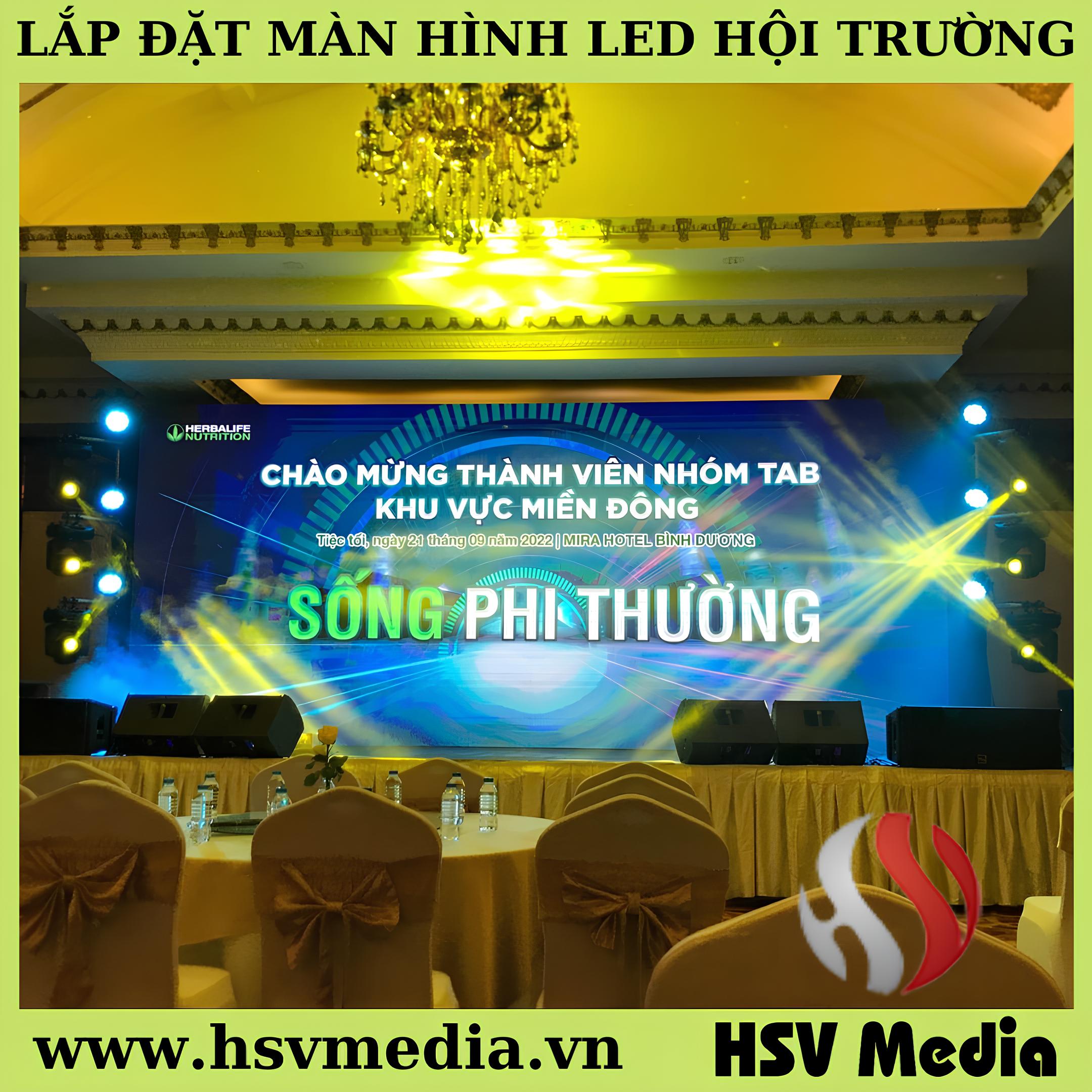 Lắp Đặt Màn Hình Led Hội Trường Tại TPHCM