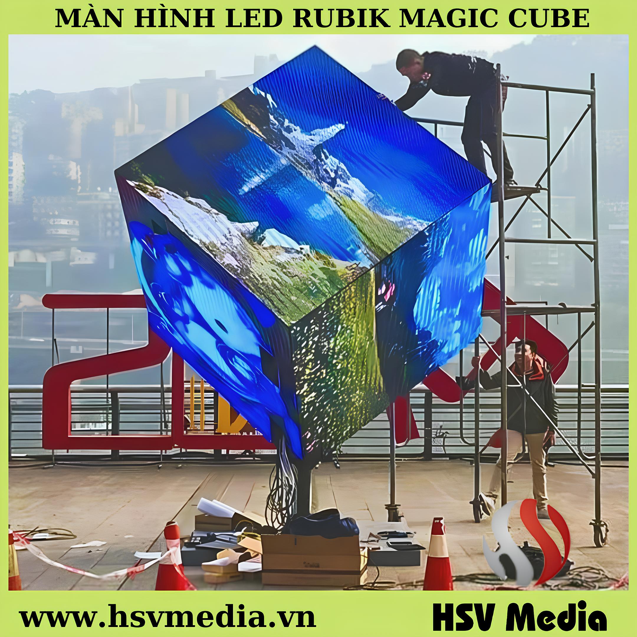 Màn Hình LED Rubik Magic Cube