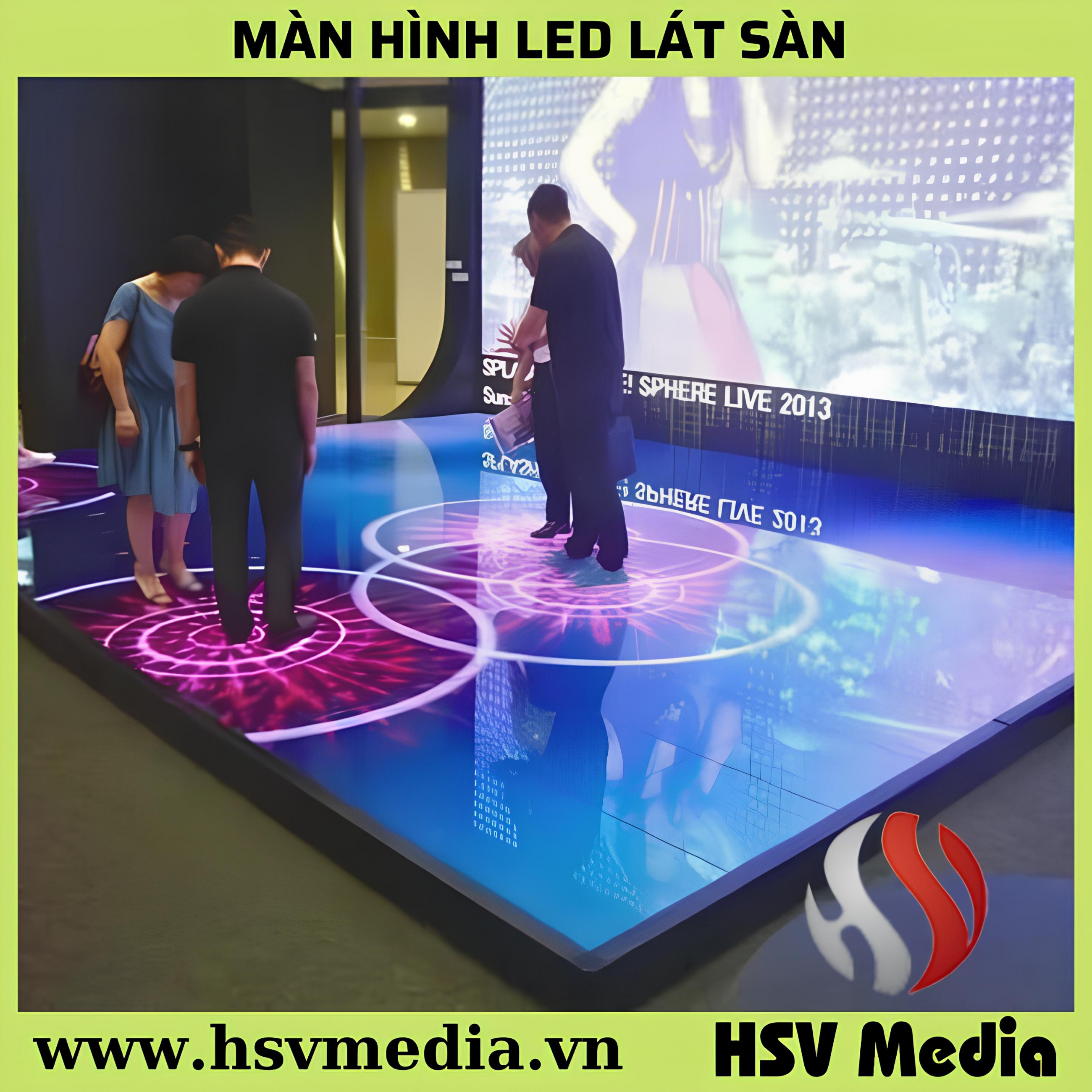 Màn Hình LED Cảm Ứng Dạng Sàn
