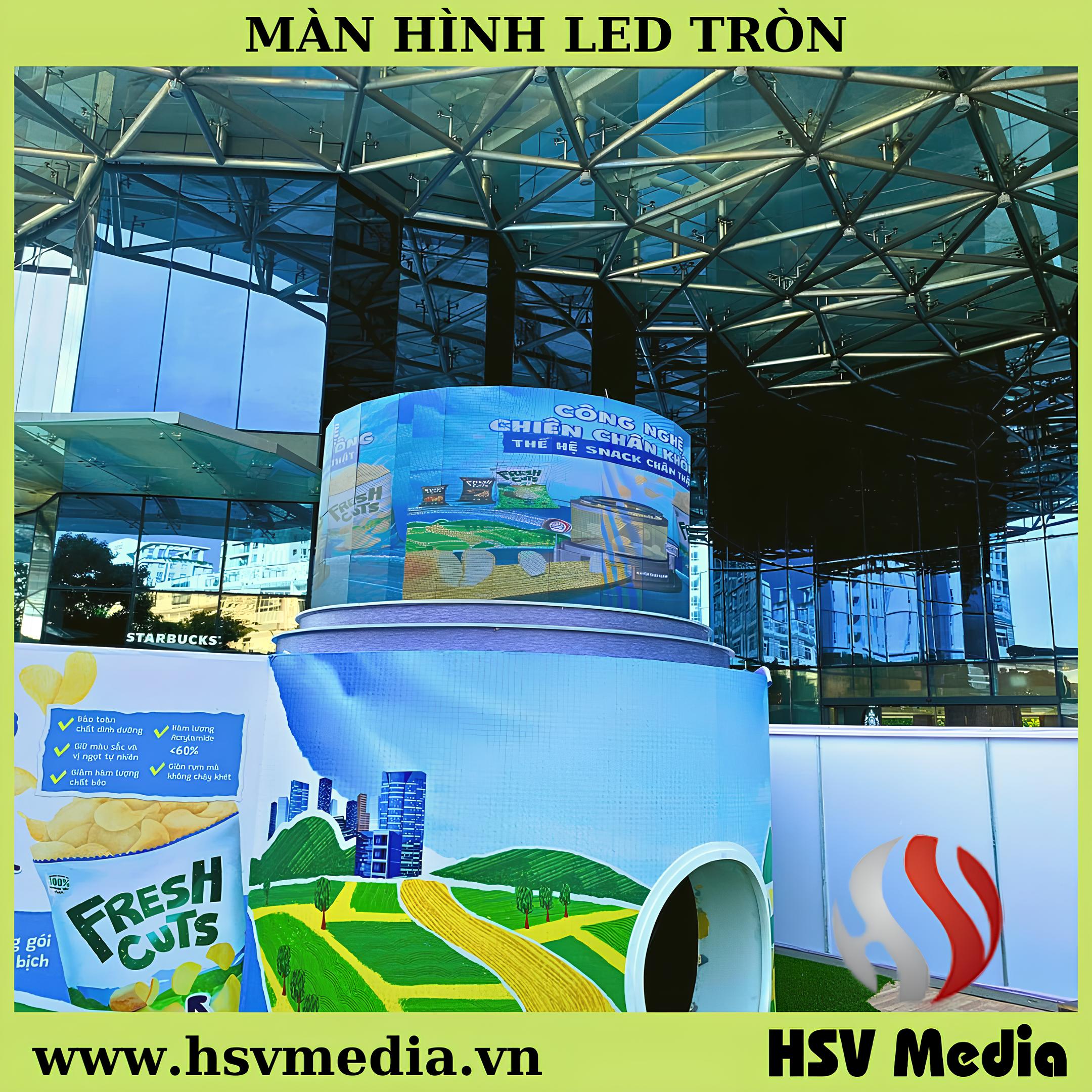 Màn Hình LED Tròn Sự Kiện Fresh Cuts