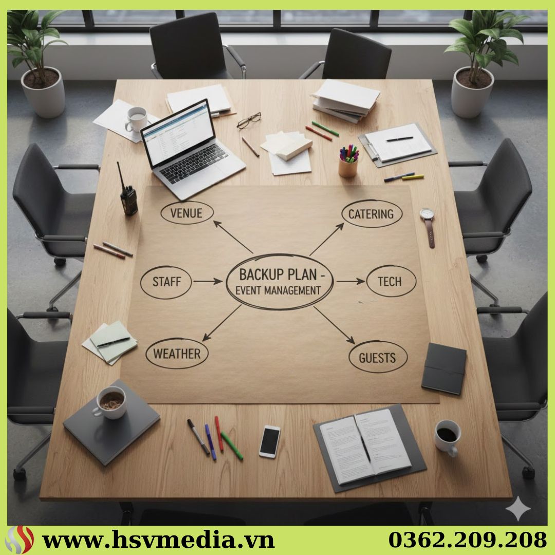 Backup Plan Trong Tổ Chức Sự Kiện
