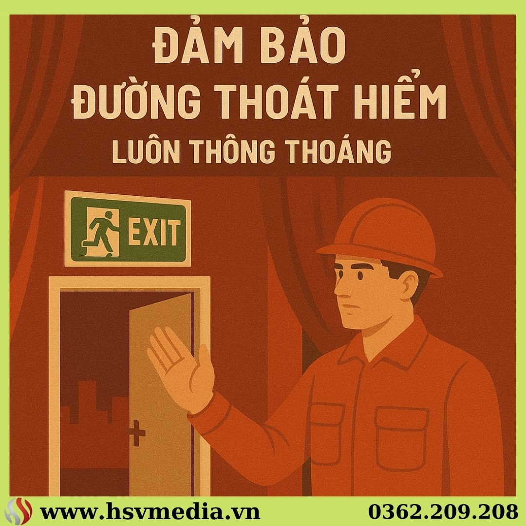 Ensure Escape Routes Are Always Clear Ensure Escape Routes Are Always Clear