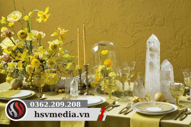 Event decoration according to winter concept