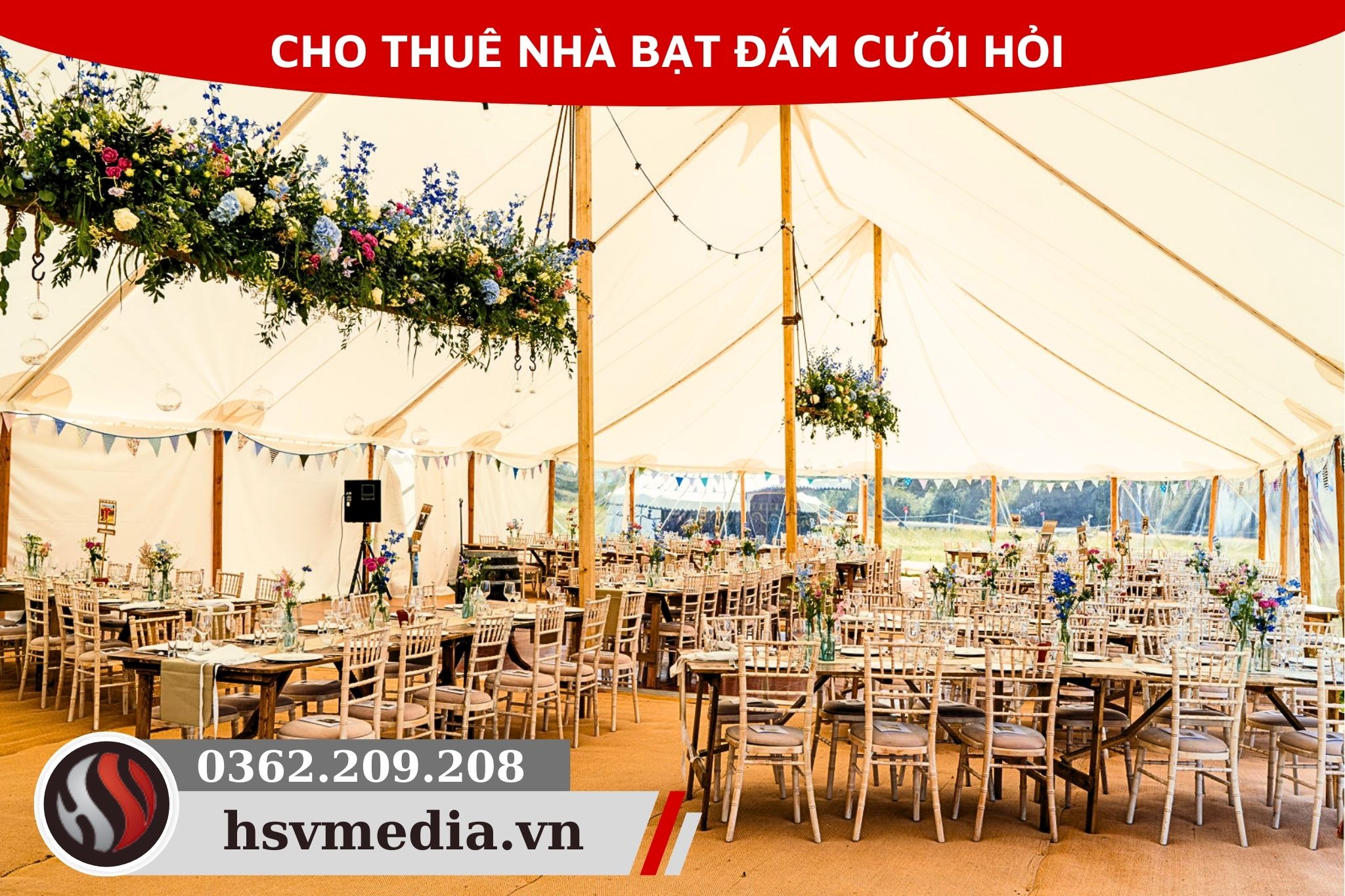 Thuê nhà bạt đám cưới hỏi giá rẻ tại tphcm