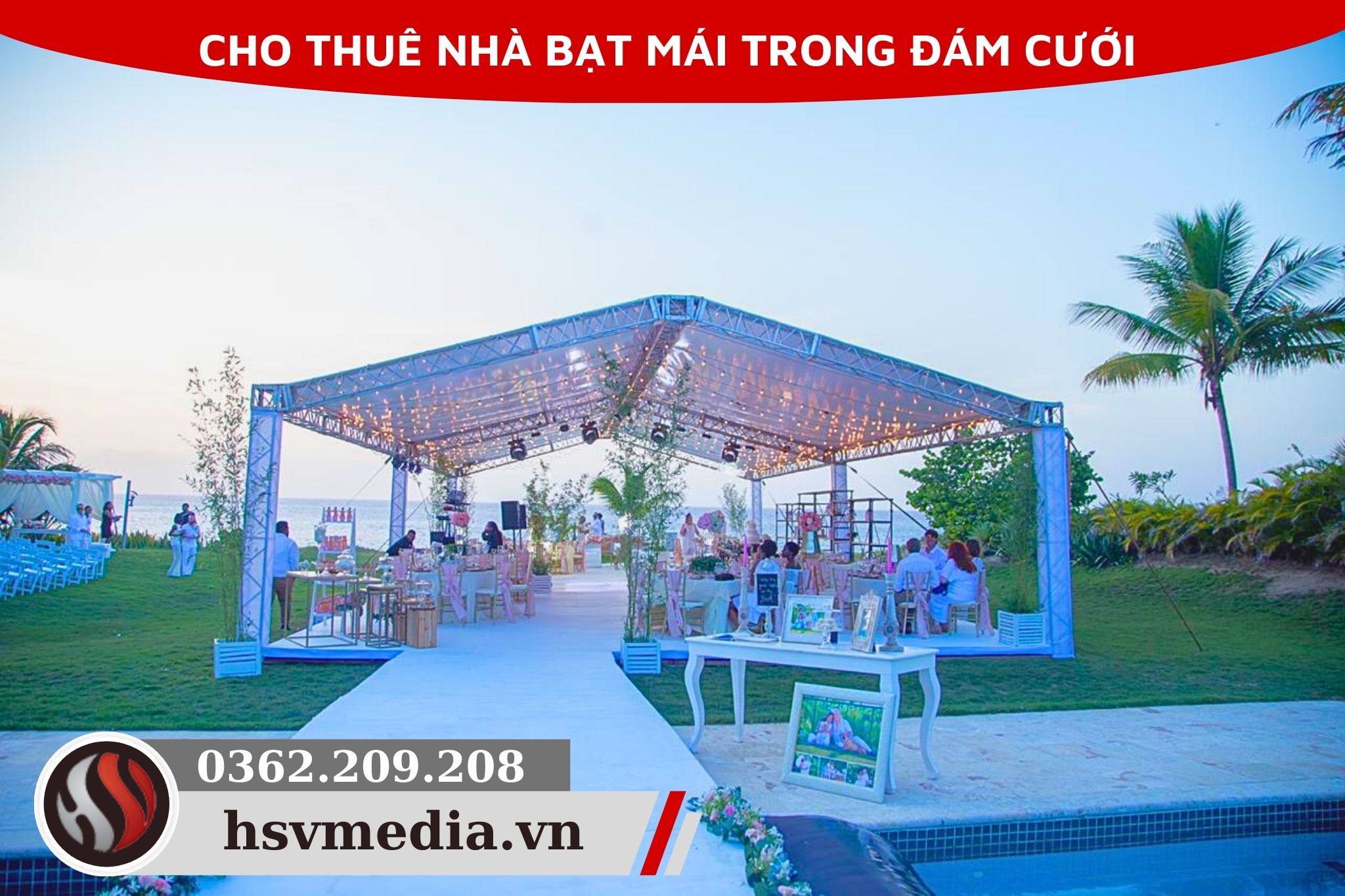 Rent a roof house for weddings