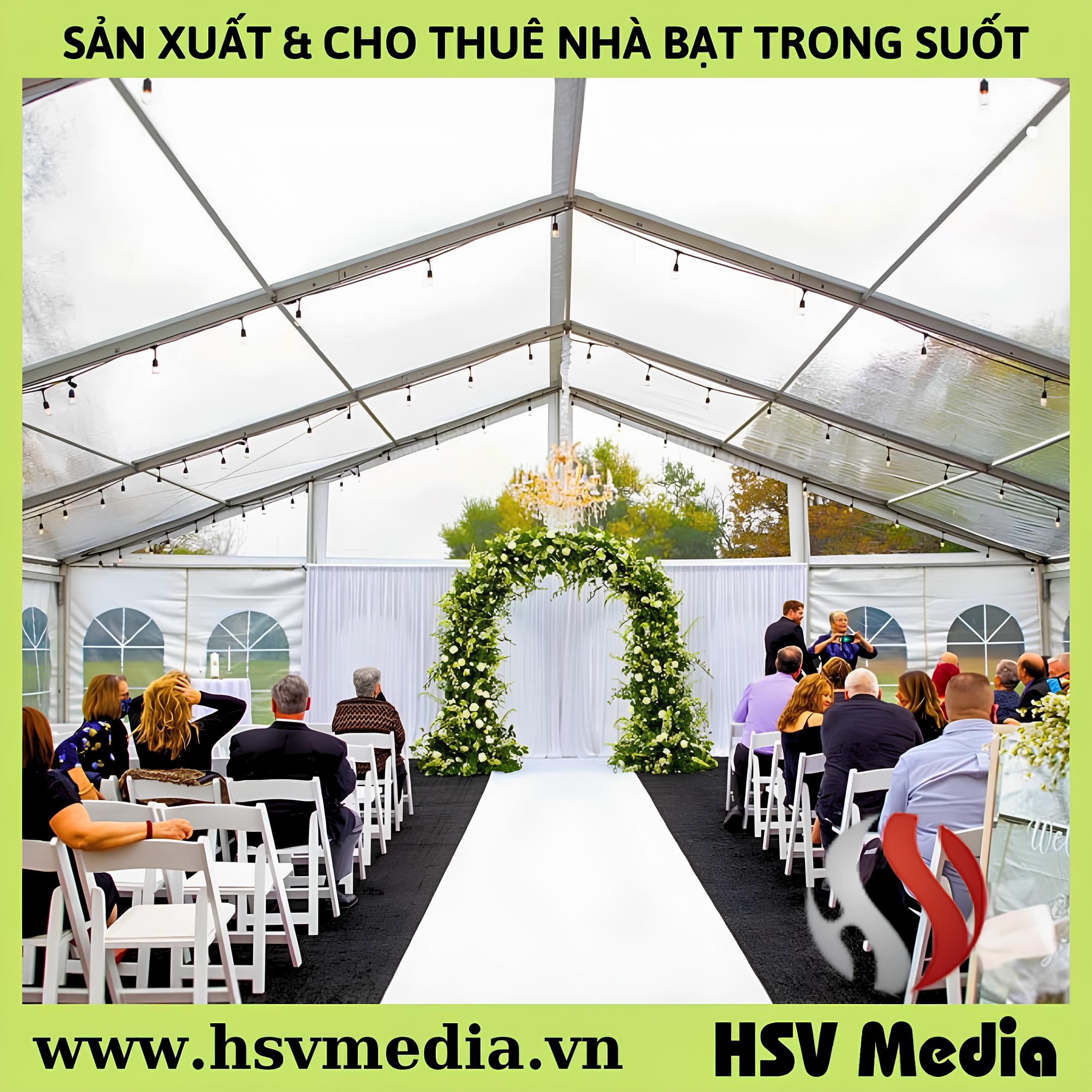 Transparent Tent for Weddings