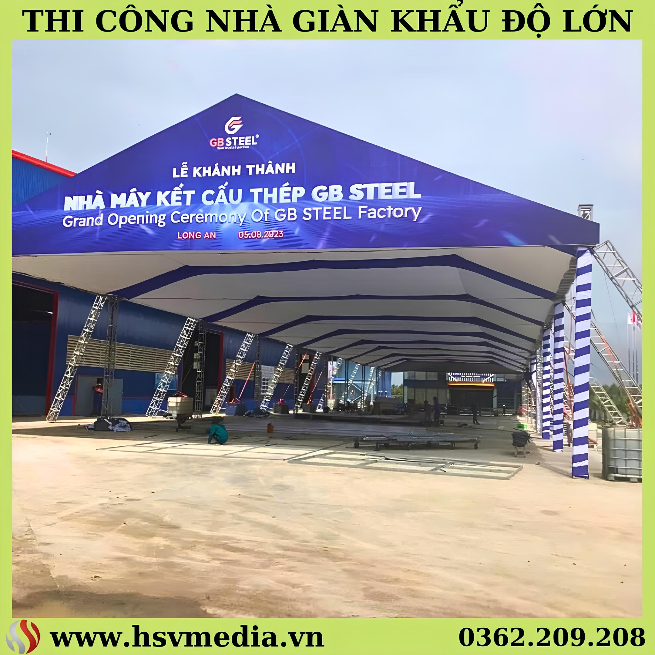 Thi Công Nhà Giàn, Nhà Bạt Sự Kiện Khẩu Độ Lớn Thi Công Nhà Giàn, Nhà Bạt Sự Kiện Khẩu Độ Lớn