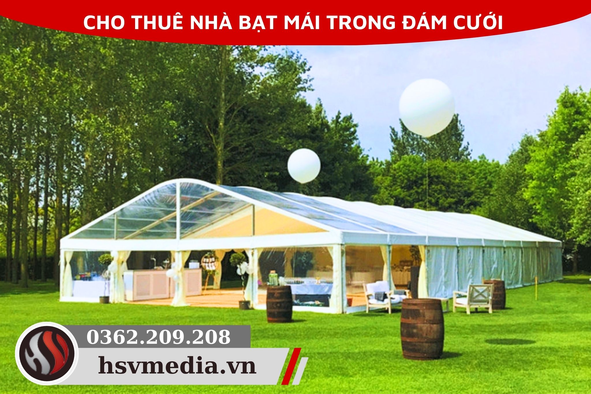 Thuê nhà bạt mái trong đám cưới hỏi giá rẻ tại tphcm