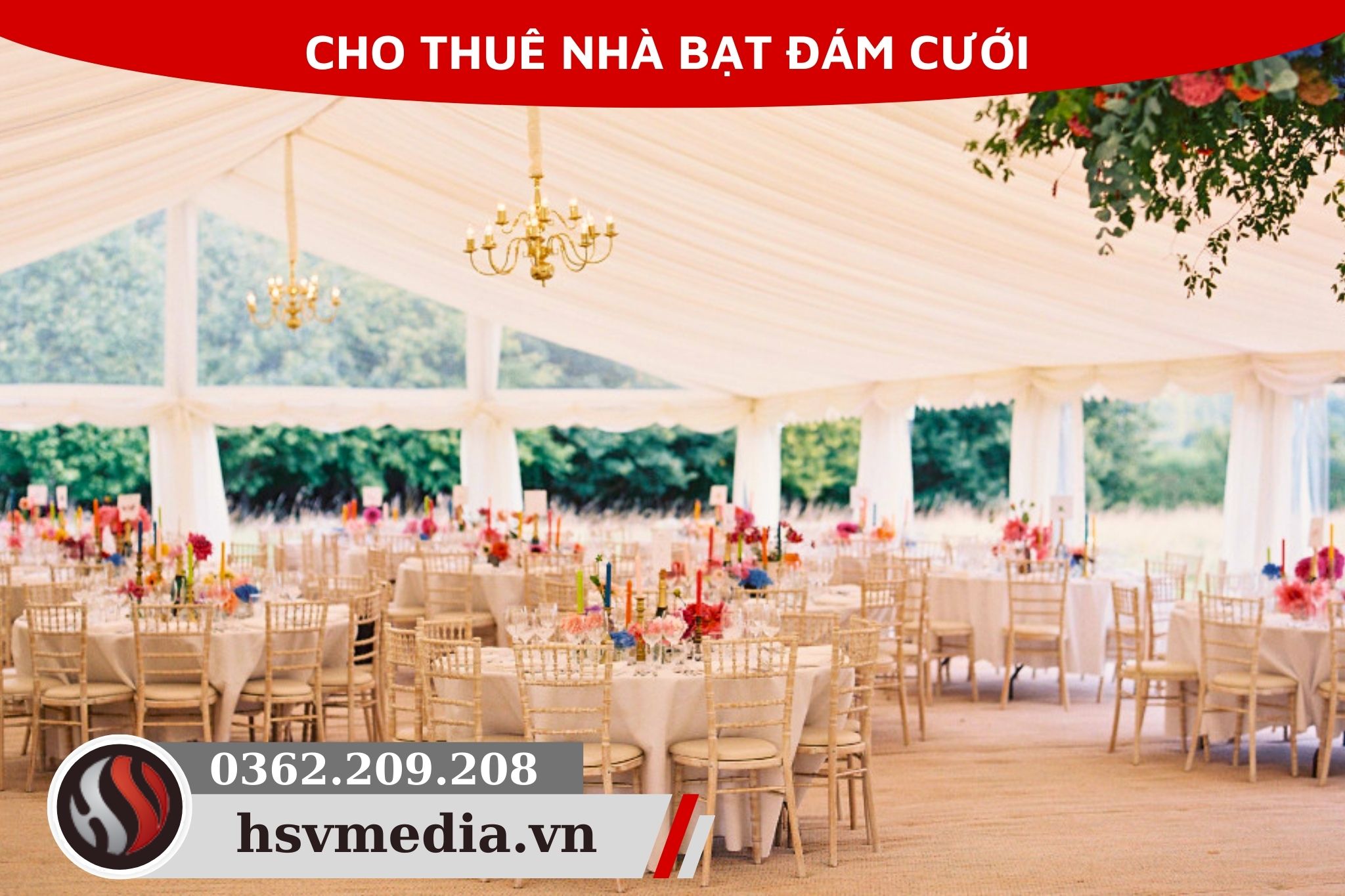 Thuê nhà bạt đám cưới hỏi giá rẻ tại tphcm
