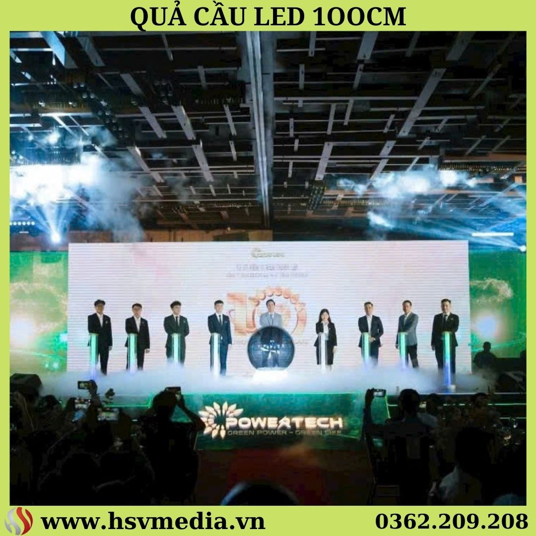 Cho Thuê Quả Cầu Visual LED 100cm