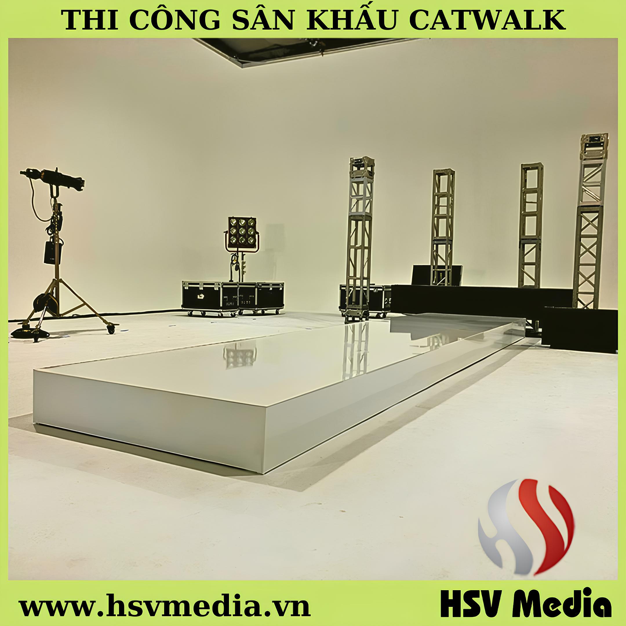 Cho Thuê - Thi Công Sân Khấu Catwalk Cho Thuê - Thi Công Sân Khấu Catwalk