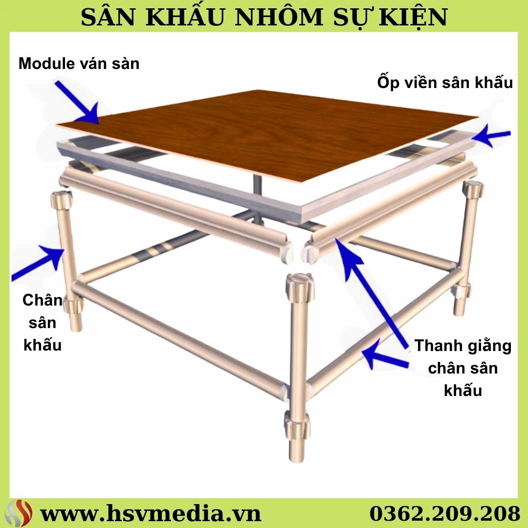 Cho Thuê Sân Khấu Nhôm Lắp Ráp Cho Thuê Sân Khấu Nhôm Lắp Ráp