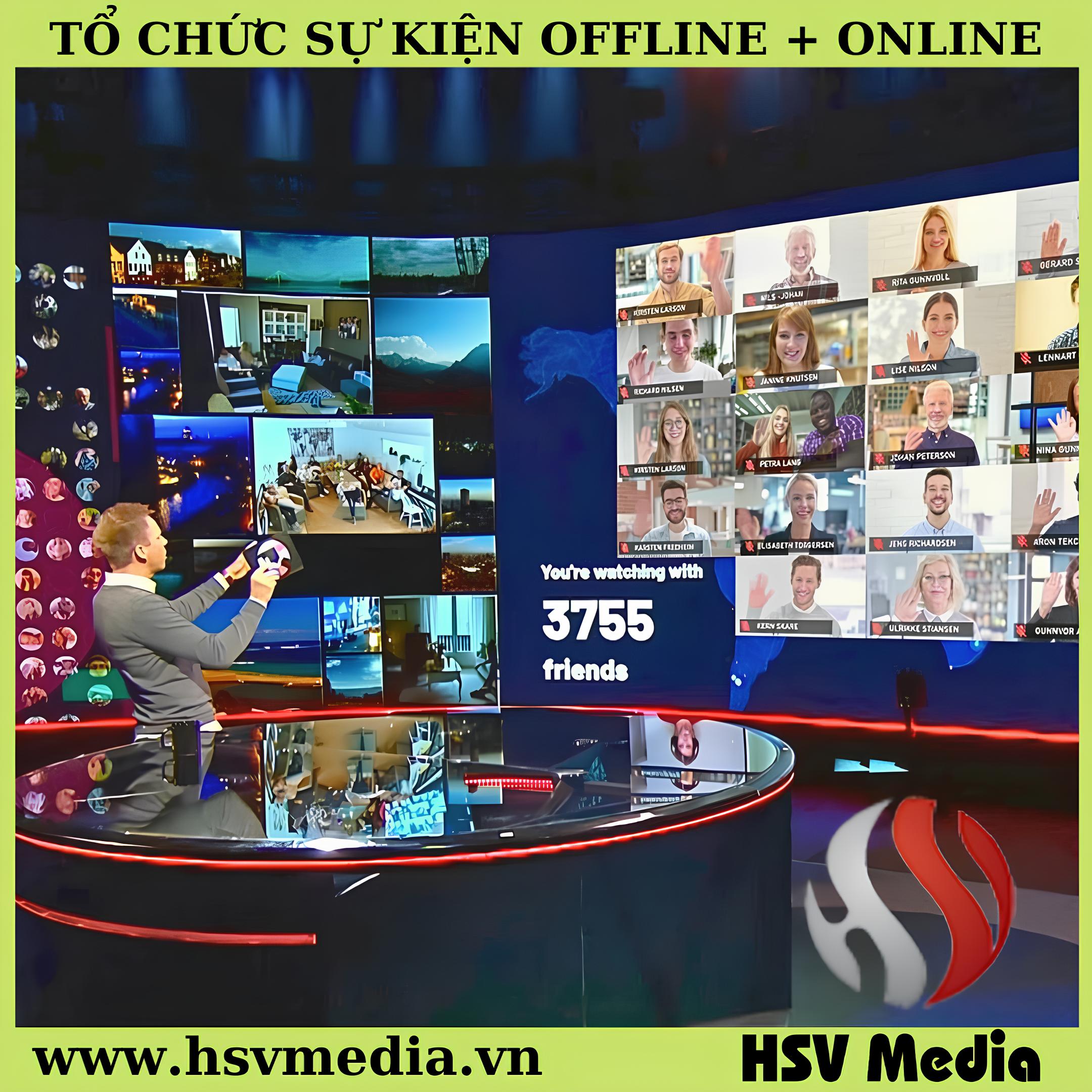 Tổ Chức Sự Kiện Offline Kết Hợp Online