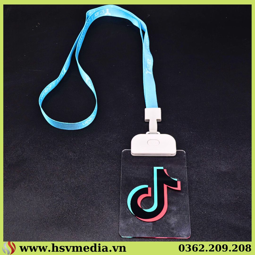 Thẻ Dây Đeo Gắn Đèn LED Phát Sáng