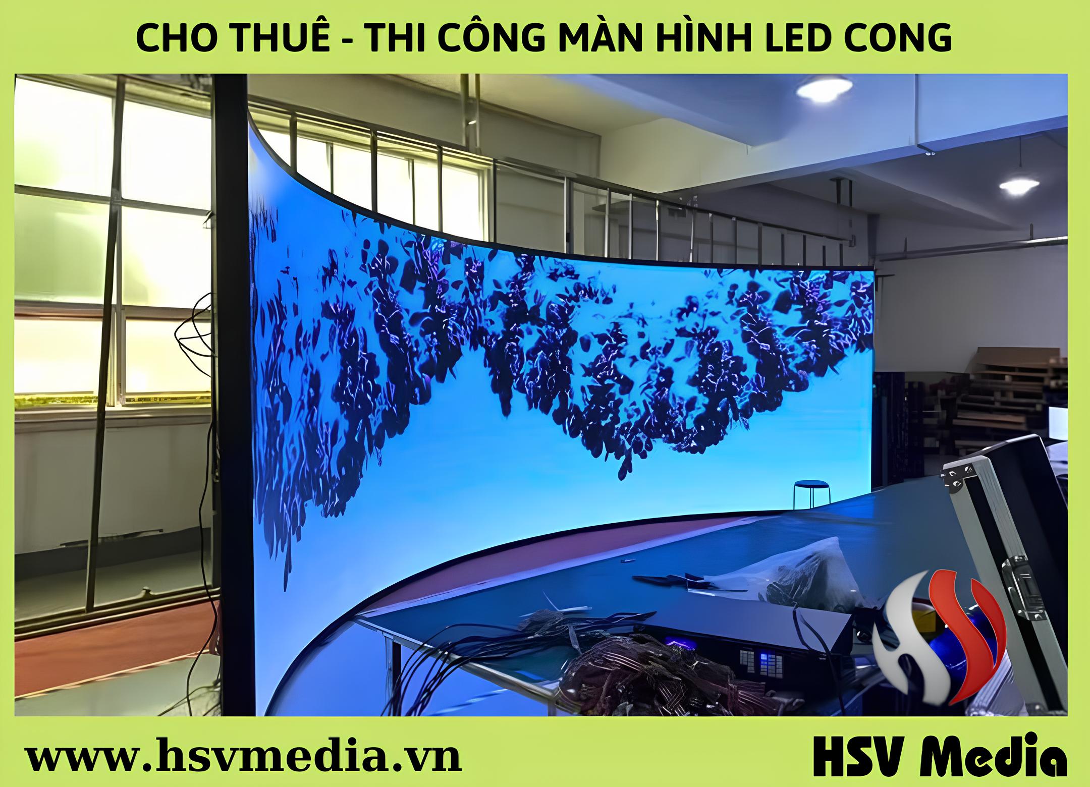Cho Thuê - Lắp Đặt Màn Hình Led Cong Cho Thuê - Lắp Đặt Màn Hình Led Cong