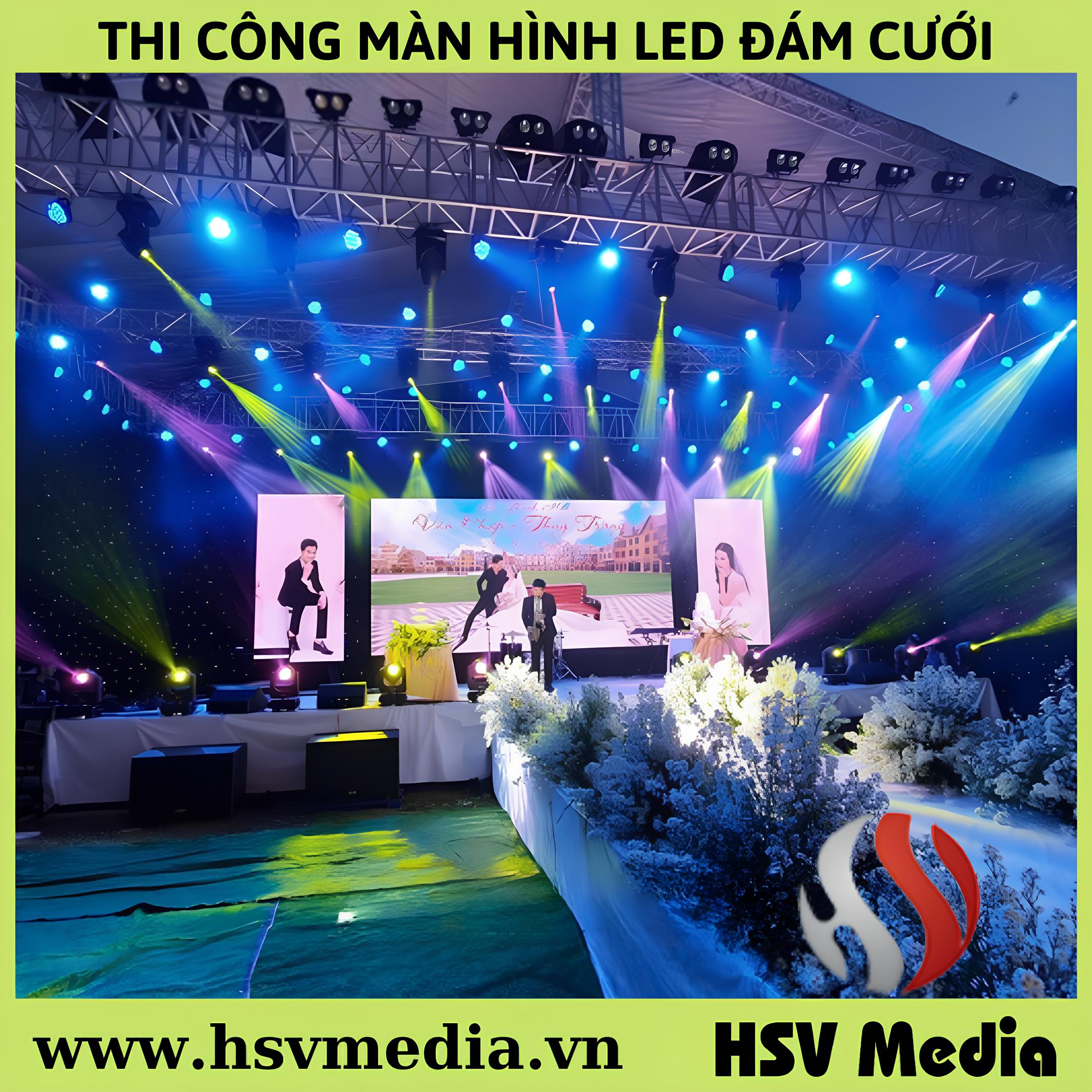 Màn hình led đám cưới giá rẻ