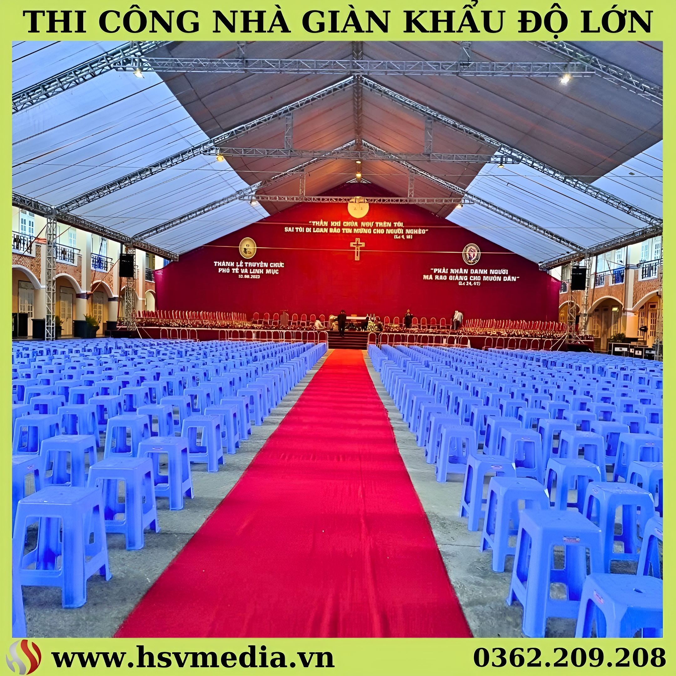 Thi Công Nhà Giàn, Nhà Bạt Sự Kiện Khẩu Độ Lớn Thi Công Nhà Giàn, Nhà Bạt Sự Kiện Khẩu Độ Lớn