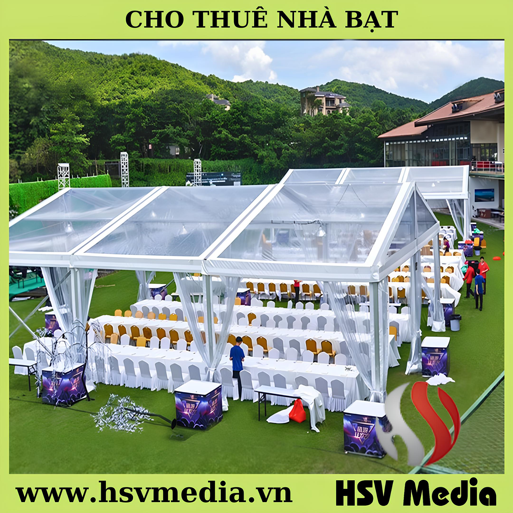 Cho thuê nhà bạt không gian