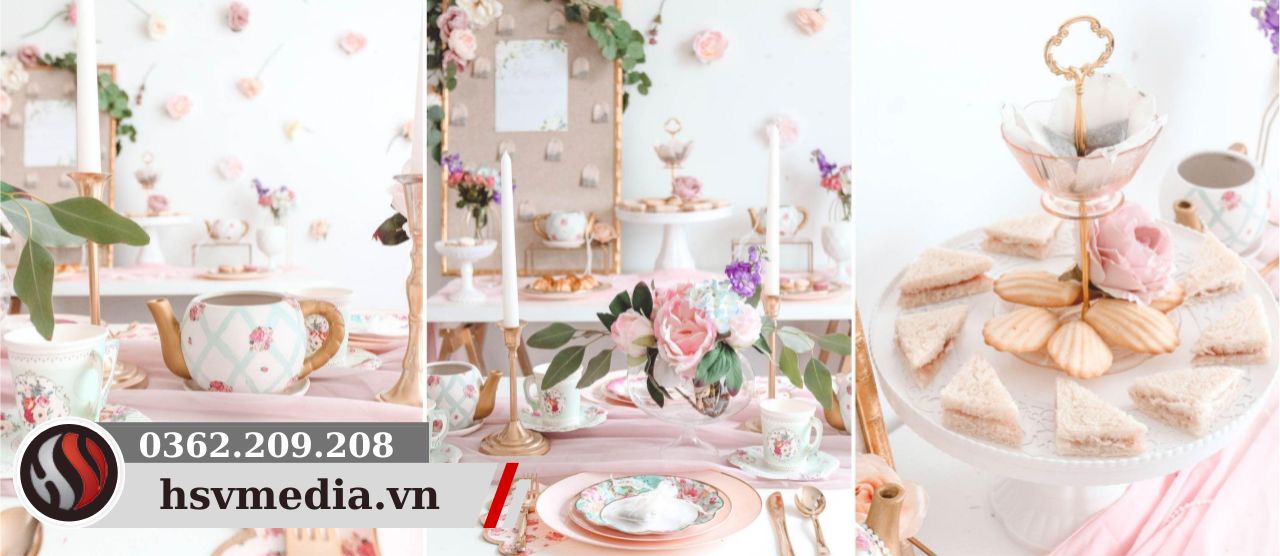 Decorate the event according to the spring concept