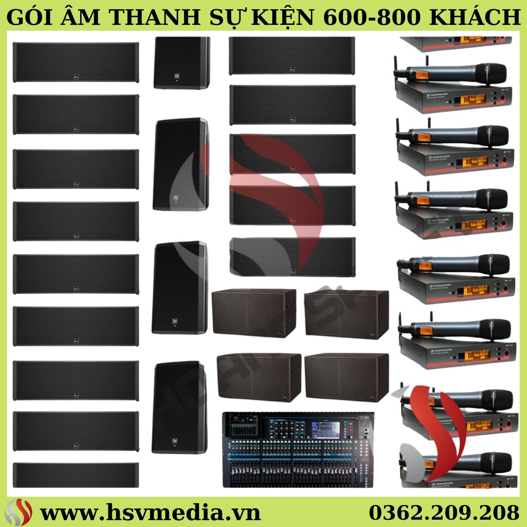 Trọn Gói Âm Thanh Sự Kiện 600-800 Khách (Hình ảnh minh họa) Trọn Gói Âm Thanh Sự Kiện 600-800 Khách (Hình ảnh minh họa)