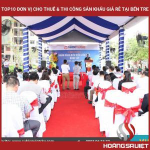 Top10 Đơn Vị Cho Thuê & Thi Công Sân Khấu Giá Rẻ Tại Bến Tre