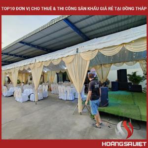 Top10 Đơn Vị Cho Thuê & Thi Công Sân Khấu Giá Rẻ Tại Đồng Tháp