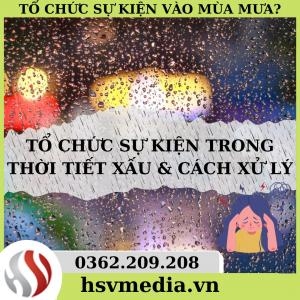 Những Rủi Ro Khi Tổ Chức Sự Kiện Ngoài Trời