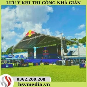 Lưu Ý Khi Thi Công Nhà Giàn Khẩu Độ Lớn