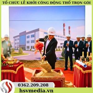 Dịch Vụ Tổ Chức Lễ Khởi Công Động Thổ Trọn Gói