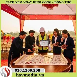 Xem Ngày Khởi Công Xây Dựng Chuẩn Phong Thủy