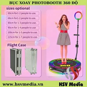 Bàn Xoay Photobooth 360 Độ Sự Kiện
