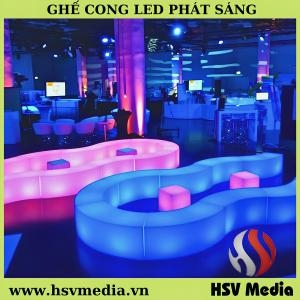 Ghế Cong Led Tùy Chỉnh Ánh Sáng
