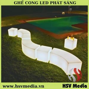 Ghế Cong Led Tùy Chỉnh Ánh Sáng
